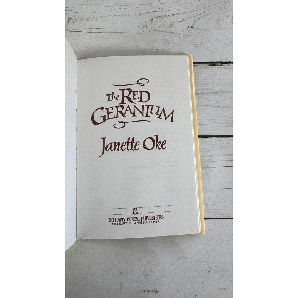Janette Oke Lot 5 Books Red Geranium Nana's Gift Matchmakers Like Gold Refined